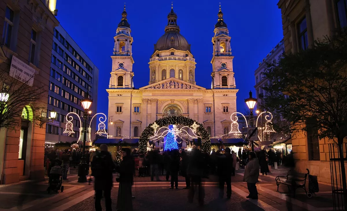 Budapest Christmas Market Basilica jpg